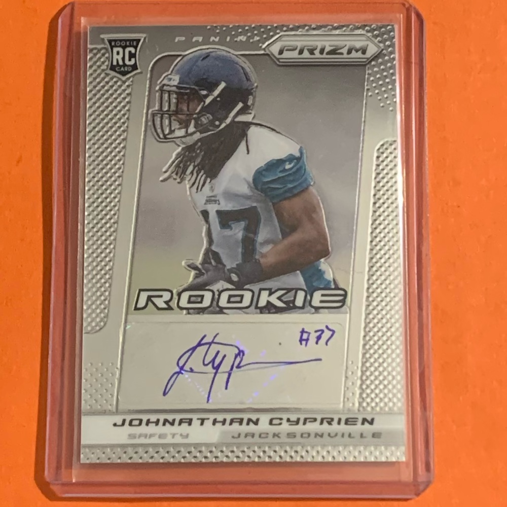 Johnathan Cyprien [RookieAutograph] #244 2013 Panini Prizm Football Trading Card